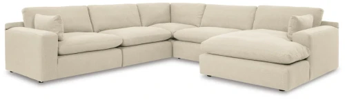 Elyza 5-Piece Sectional with Chaise - Right Arm Facing by Ashley on Clearance