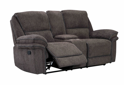 Harper Gray 3PC Reclining Set in Chenille Fabric HH-Harper