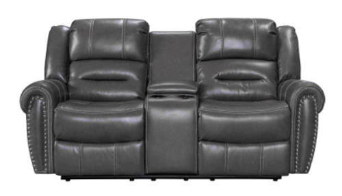 Lexington 3PC Reclining Living Room Set in Leather Gel