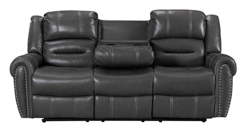 Lexington 3PC Reclining Living Room Set in Leather Gel