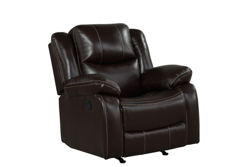 Carter Brown 3PC Reclining Set in Leather Gel HH-Carter-Brown