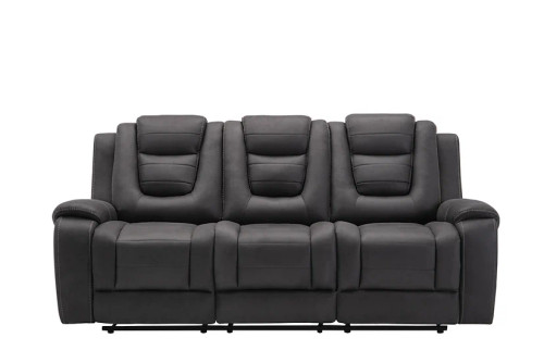 Galaxy Gray 3Pcs Reclining Sofa in Performance Fabric