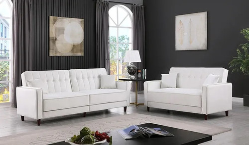 Sofa and Loveseat Set Cozy Velvet by New Era Innovations NEI-S350