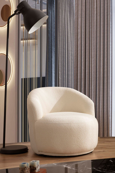 Bonita Sofa and Loveseat in Boucle by NVF-BONITA-IVORY-SL Bonita Sofa and Loveseat in Boucle by NVF-BONITA-IVORY-SL