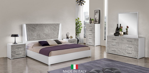 Marlene Bedroom Set in White NEI-Marlene by New Era Innovations