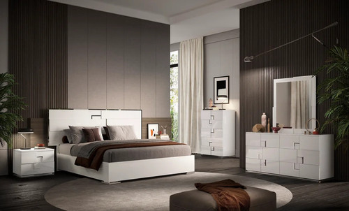 Infinity Bedroom Set in White NEI-Infinity by New Era Innovations