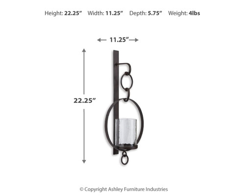 Ogaleesha - Wall Sconce - Brown