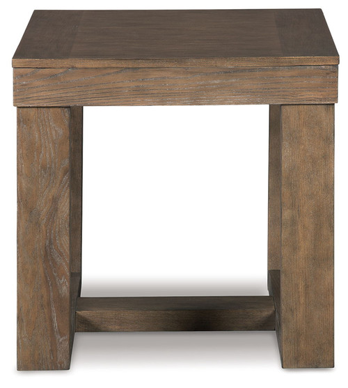 Cariton - Square End Table - Gray