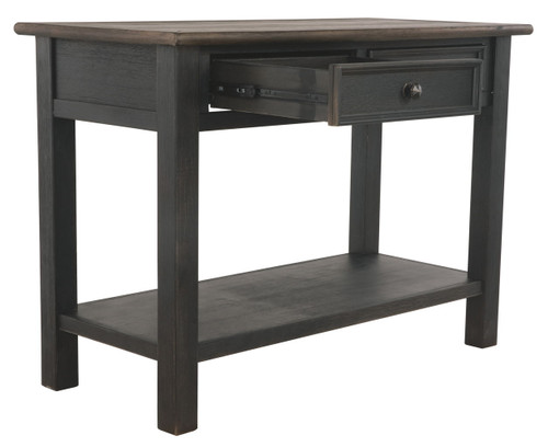 Tyler Creek - Grayish Brown / Black - Sofa Table