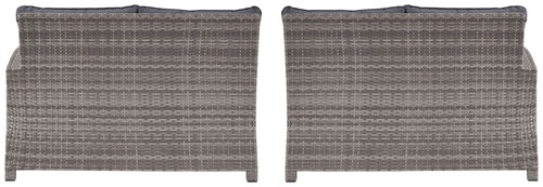 Salem - Gray - Raf / Laf Loveseat W/Cush (Set of 2)