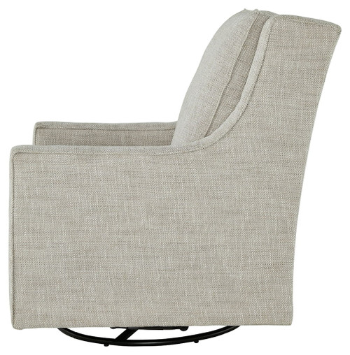 Kambria - Swivel Glider Accent Chair - Fog