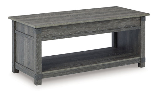 Freedan - 3 Pc. - Coffee Table, 2 End Tables - Grayish Brown
