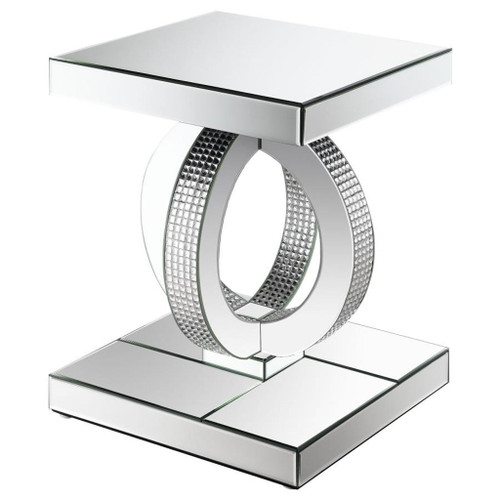 Breena - Square End Table - Mirror