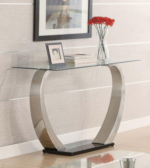 Pruitt - Rectangular Sofa Table - Satin