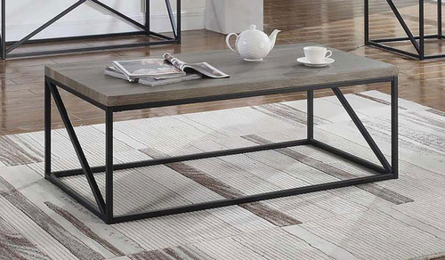 Birdie - Rectangular Coffee Table - Sonoma Gray