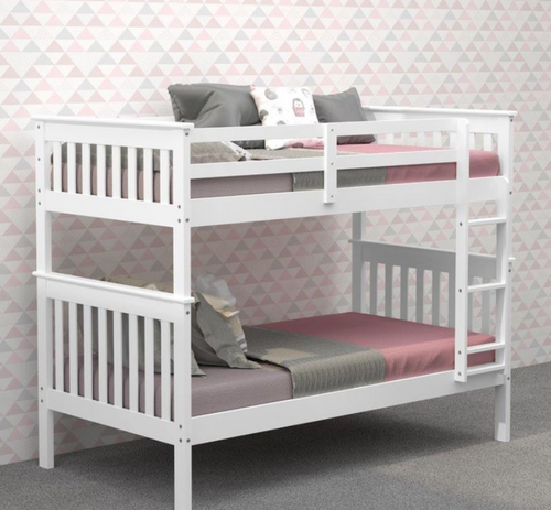 Mission Bunkbed in Twin Size in White