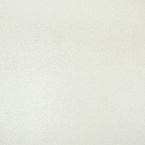 Adara - Sofa With 7 Pillows - Pearl White Synthetic Leather & Antique White