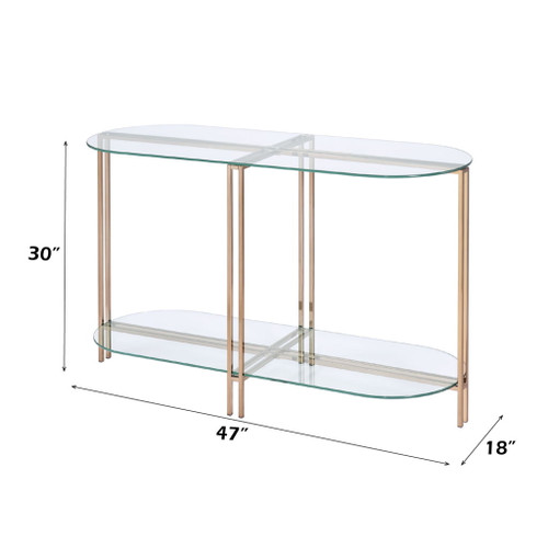 Veises - Sofa Table - Champagne