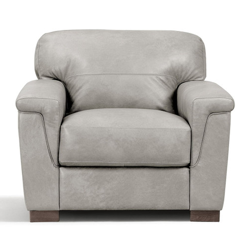 Cornelia - Chair - Pearl Gray Leather Cornelia - Chair - Pearl Gray Leather