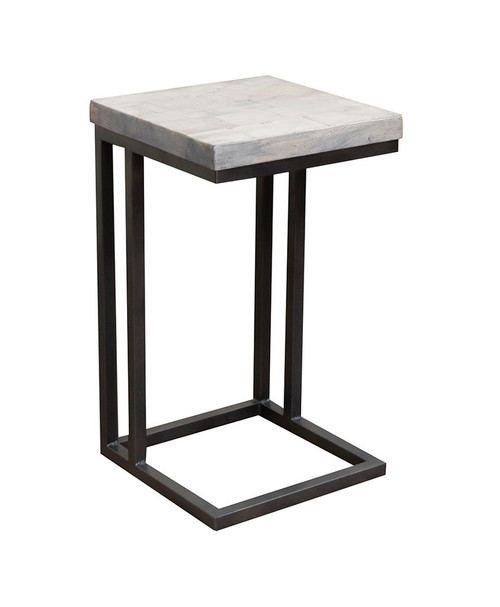 Vista - Accent Table - Off-White Bleached