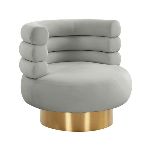 Naomi - Velvet Swivel Chair