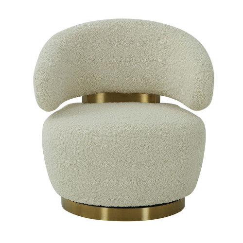 Austin - Faux Shearling Chair - Beige Austin - Faux Shearling Chair - Beige