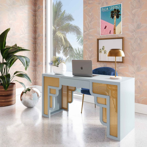 Suzie - Rattan Executive Desk