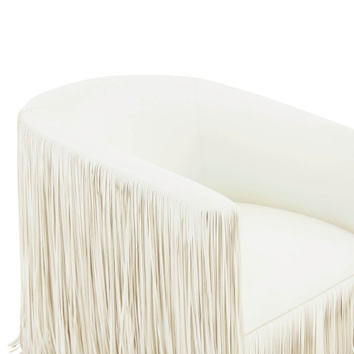 Shag Me - Vegan Leather Swivel Chair