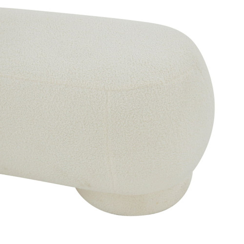 Mara - Vegan Shearling Ottoman