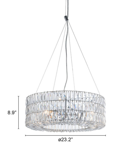 Jena - Ceiling Lamp - Chrome