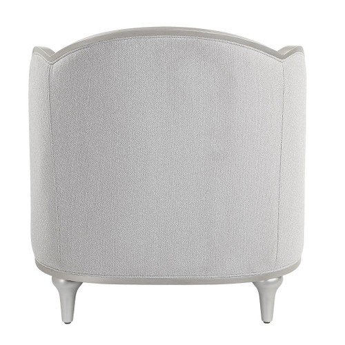 Kasa - Chair With Pillow - Beige Linen & Champagne