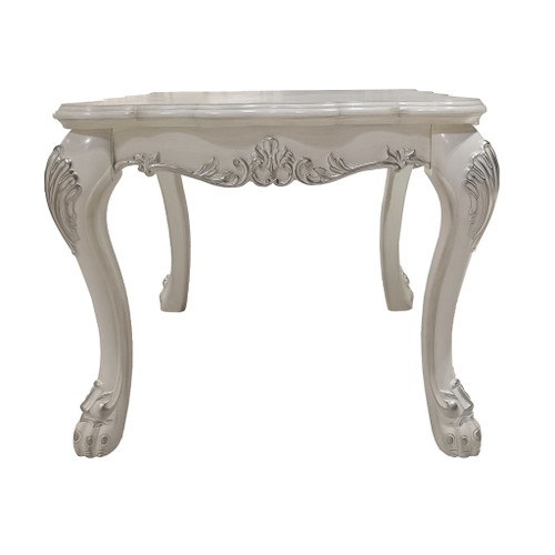 Dresden - End Table - Bone White