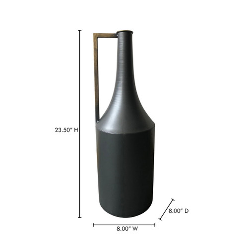 Primus - Metal Vase - Black
