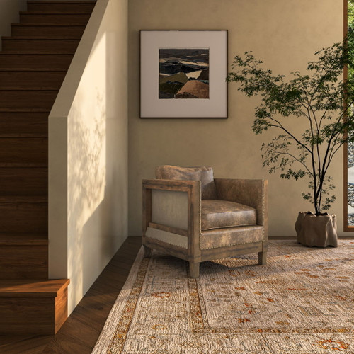 Darlington - Club Chair - Light Brown