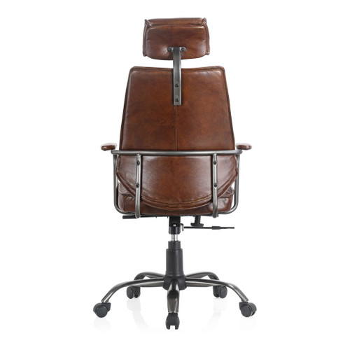 Executive - Office Chair - Dark Brown - Leather