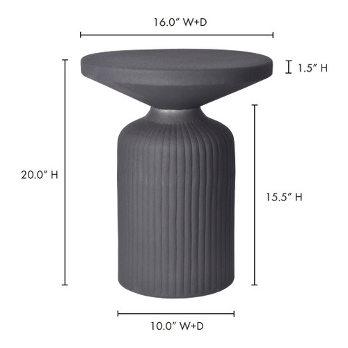 Yoli - Side Table - Black