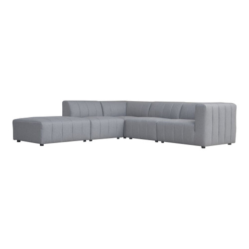 Lyric - Dream Modular Sectional Left Grey - Dark Gray