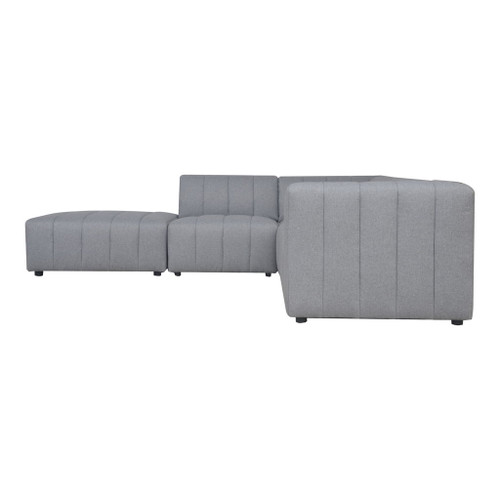 Lyric - Dream Modular Sectional Left Grey - Dark Gray