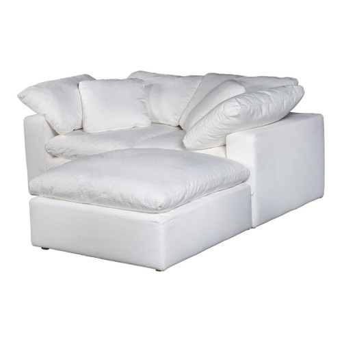 Terra - Livesmart Fabric Condo Nook Modular Sectional - Cream