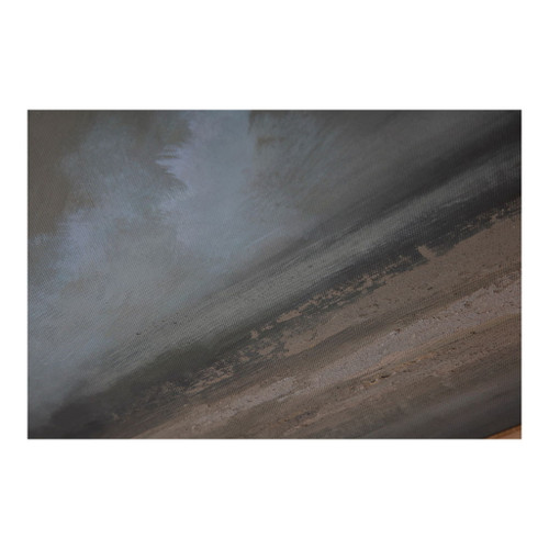 Lulled - Framed Painting - Dark Gray