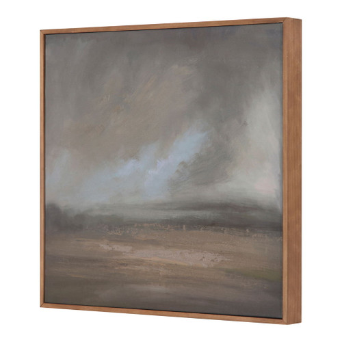 Lulled - Framed Painting - Dark Gray