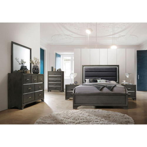 Carine II - Mirror - Gray Carine II - Mirror - Gray