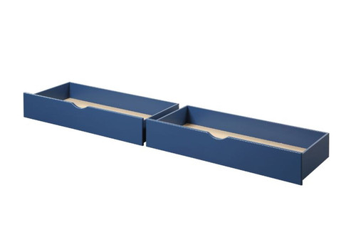 Harley II - Twin Over Full Bunk Bed - Navy Blue Finish