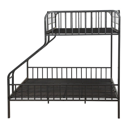 Caius - Twin Long/Queen Bunk Bed - Gunmetal