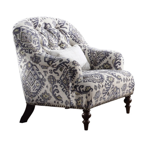 Saira - Chair With Pillow - Pattern Fabric Saira - Chair With Pillow - Pattern Fabric