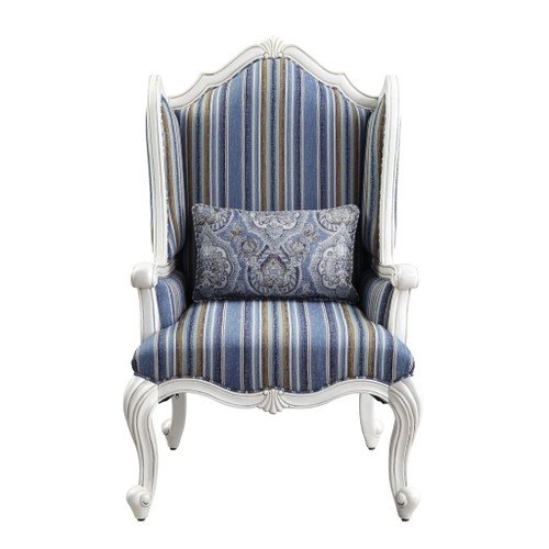 Ciddrenar - Chair With Pillow - Fabric & White
