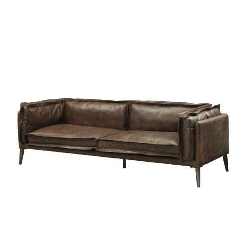 Porchester - Sofa - Distress Chocolate Top Grain Leather Porchester - Sofa - Distress Chocolate Top Grain Leather