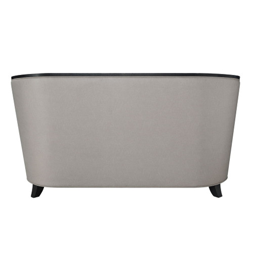 Zemocryss - Loveseat With 2 Pillows - Beige Fabric