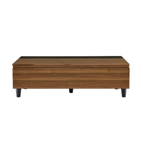 Avala - Coffee Table With Lift Top - Walnut & Black