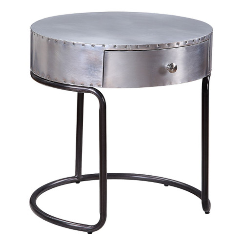 Brancaster - 21" End Table - Aluminum